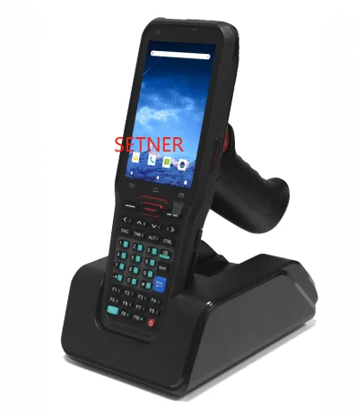 UHF آریفآئڈی بارکوڈ سکینر کے ساتھ لوڈ، اتارنا Android 4 'بے حد صنعتی PDA